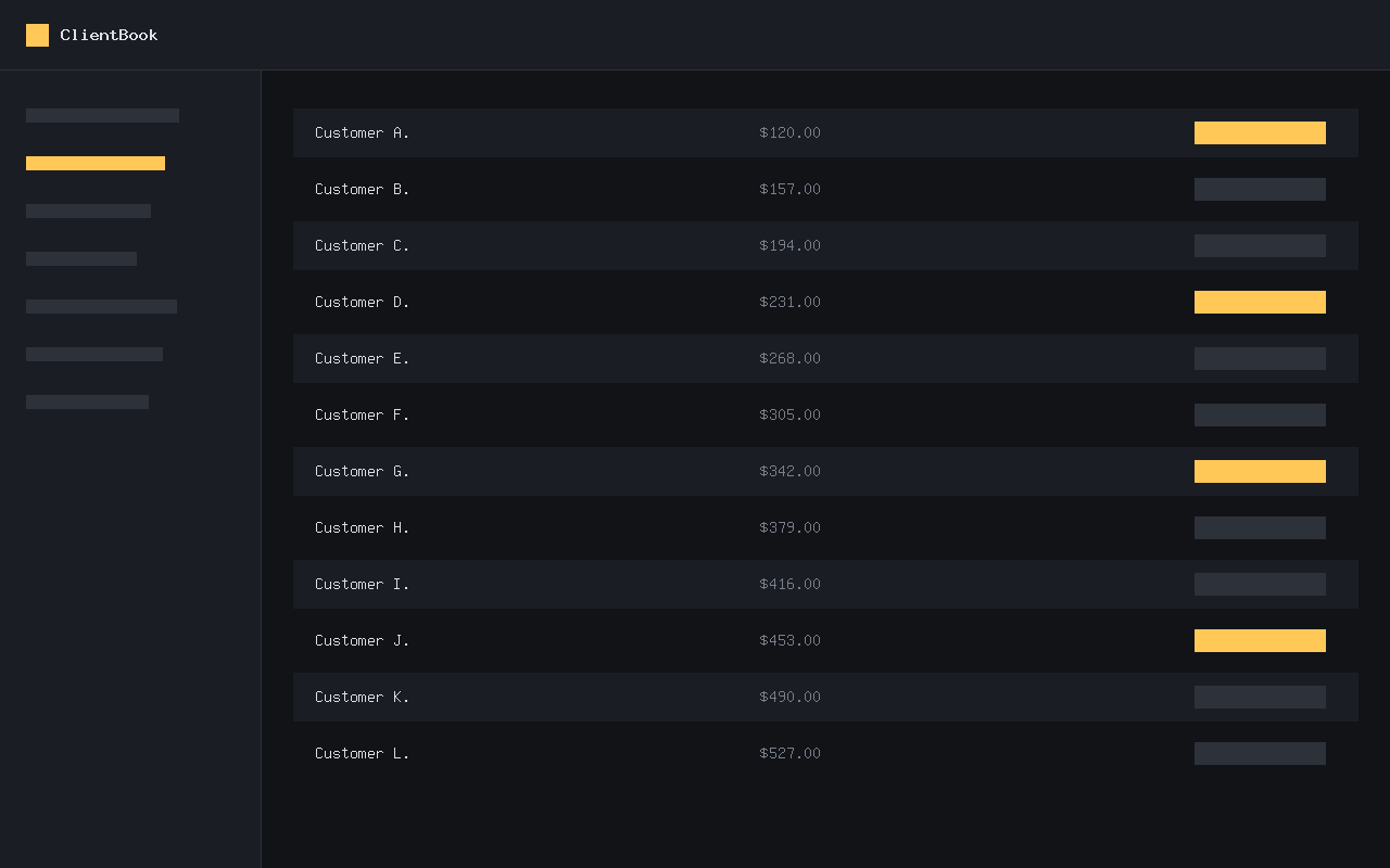 Screenshot 3 of ClientBook